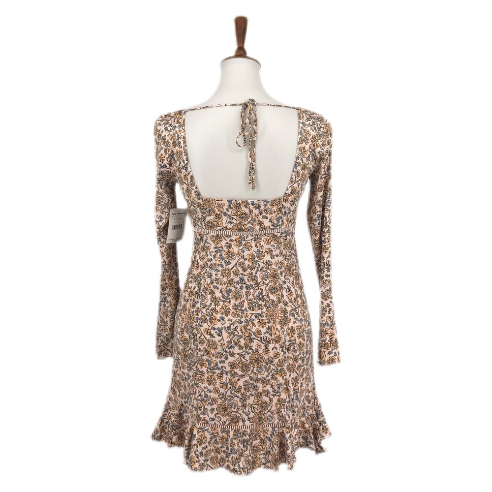 Free People Ivory Boheme Long Sleeve Mini Dress - Picture 5 of 10